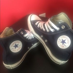 Navy High Top Converse